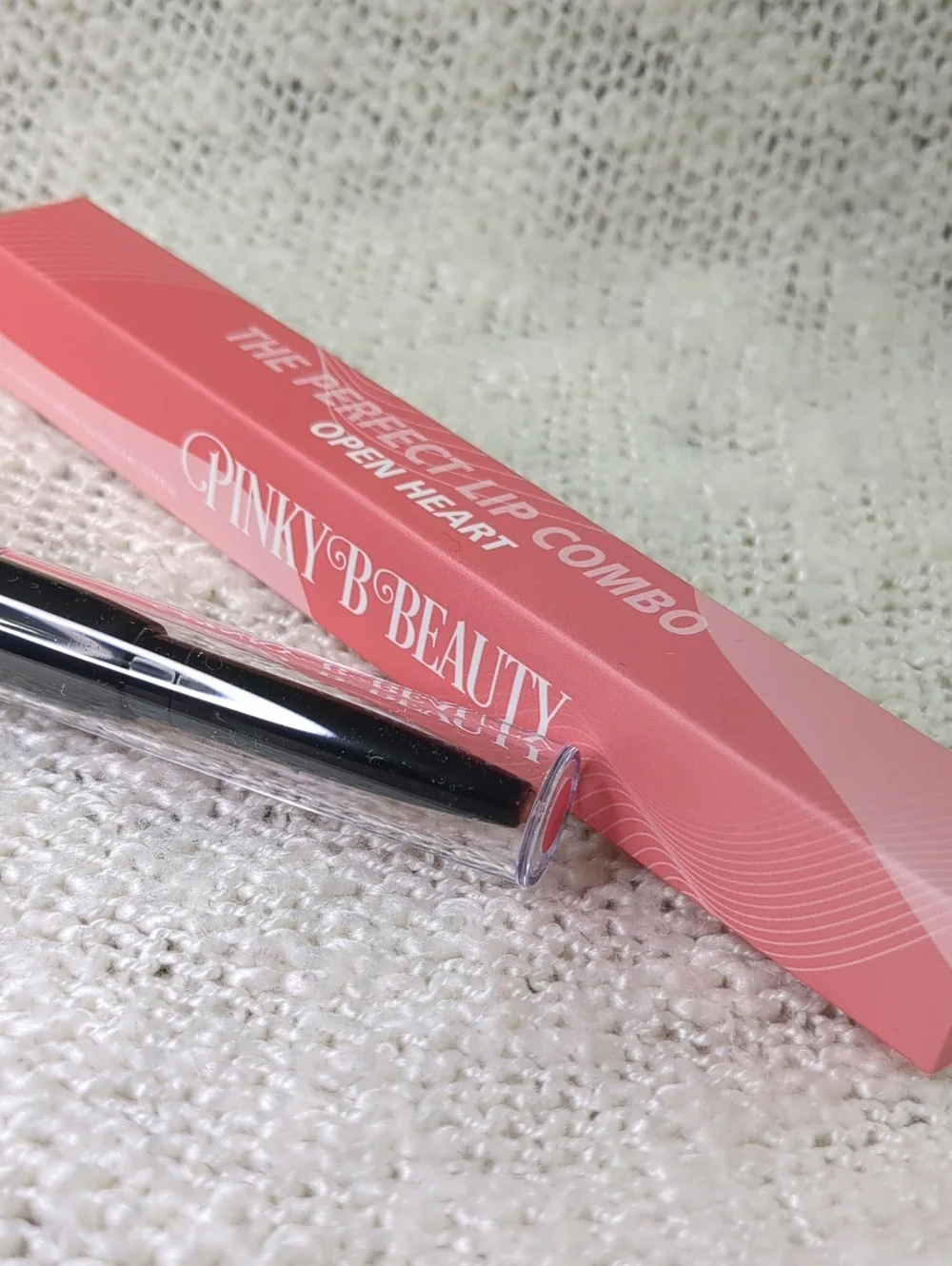 Pinky B Beauty The Perfect Lip Combo in Open Heart, 4ml/(4.2ml/0.14fl oz)
